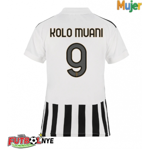 Camiseta Juventus Randal Kolo Muani #9 Primera Equipación para mujer 2026-27 manga corta